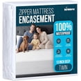 thumbnail image 1 of Beddora Zippered Mattress Encasement Twin – 100% Waterproof Bed Bug Proof Mattress Protector – Six-Sided Absorbent Cover, 1 of 5