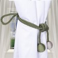 thumbnail image 5 of Agiferg Corde de Rideau Rétro pour Fenêtre, Boucle, Embrasses, Embrasses, Boule Suspendue pour Rideau, 5 of 5