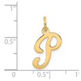 thumbnail image 4 of Diamond2Deal 14K Yellow Gold Y Letter P Initial Charm Pendant for Women, 4 of 6