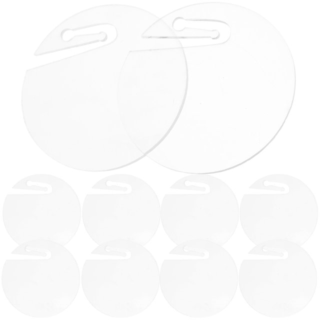 50Pack Tiny Cup Markers Acrylic Round For Wine Glass Charm Home Use Dining Bars