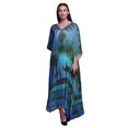 thumbnail image 1 of Phagun Mughal Kaftan Long de Plage pour Femmes Tenue de Plage Couvre-Maillot de Bikini Robe Maxi-4x-5x, 1 of 4