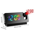 thumbnail image 4 of Projection Réveil Réveil Numérique Réutilisable avec Grand Affichage de 7,3 "USB A Mené l'Horloge Numérique avec Projecteur Rotatif 180 ° Projection de Réveil Portable pour la Chambre à Coucher, 4 of 10