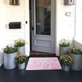 thumbnail image 4 of yulier Super Soft Shaggy Area Rug, 19.7"x31.5" Modern Indoor Plush Fluffy Non-Slip Rug for Living Room Bedroom Dorm Nursery, Durable Rectangular Carpet, Home Decor (Pink), 4 of 7