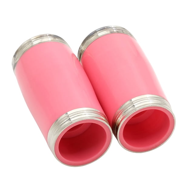 relayinert 2 Pieces Professional Wear-resistant Bakelite Clarinet Two Section Tuning Tube Metal Ring B Flat Clarinet Good Sealing Pink 1Set