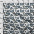 thumbnail image 2 of oneOone Georgette Viscose Fabric Leaves & Floral Ikat Decor Fabric Printed BTY 42 Inch Wide, 2 of 4