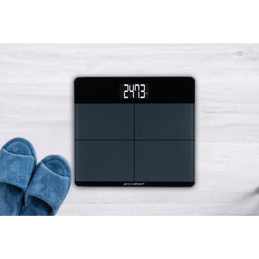 Accuweight 550lb/250kg Glass Digital Bath Scale