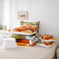 thumbnail image 4 of YST Ensembles de Literie Citrouille Orange 7 Pcs Ensemble de Couette Saison des Récoltes Simple, Ensembles de Couette Jour de l'Action de Grâce Literie Automne Ferme Rétro Lit en Sac Accessoires de Literie Thème Citrouille, 4 of 4