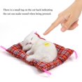 thumbnail image 2 of Noref Simulation Cat Toy, Plush& Cloth Material Simulation Cat, Christmas Gifts Good Gift For Kids Simulation Sleeping Cat Fine Decoration At Home, 2 of 8