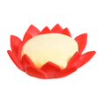 thumbnail image 1 of GROWTH TANK Coussin en Forme de Fleur de Lotus Coussin de Sol Confortable Pouf Rouge 60cm, 1 of 9
