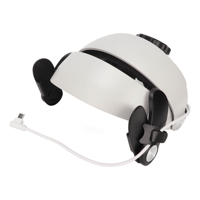 Prise en Charge VR, 5300 mAh, Conception de Capuchon Tout Autour, Sangle de Tête VR Réglable Ergonomique pour Divertissement, Type à Batterie MQ2