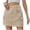 Khaki, variant on Cameland Cargo Skirts for Women Short Mini Skort Skirts Summer High Rise Plain Pencil Skirts Workwear Dress