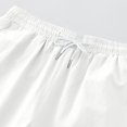 thumbnail image 2 of Plebaso Mens Casual Shorts Elastic Waist Summer Shorts Drawstring Solid Color Lounge Shorts with Pockets, 2 of 6