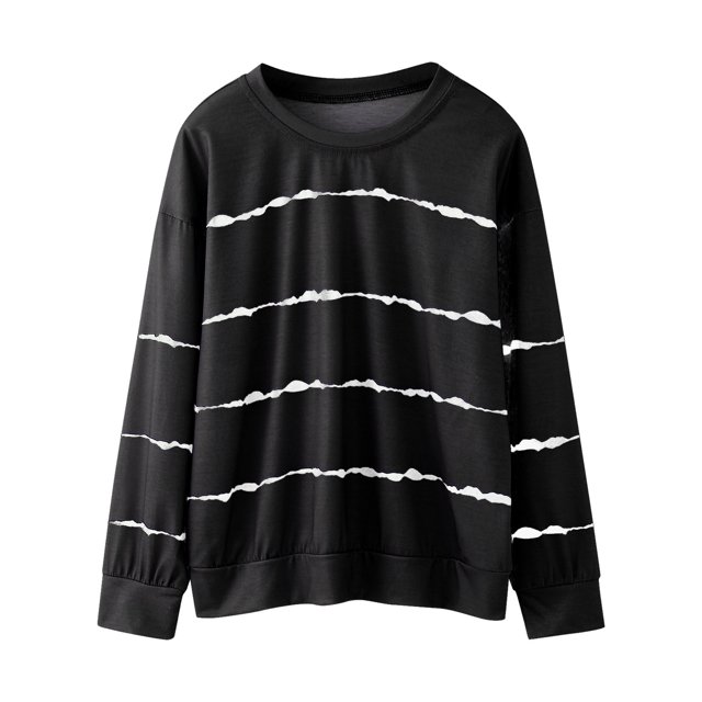 Kcodviy Enfants Tout-Petits Bébés Filles T-Shirts à Col en V pour Filles Printemps Automne Chemises Longues Rayées pour Tout-Petites Filles 6T Manches Chandail à Capuchon Chandail en Molleton Vêtements