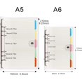 thumbnail image 2 of A5 Ring Binder, 6 Round Ring Binder, Clear, 2 of 5