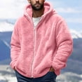 thumbnail image 1 of TIMIFIS Men's Heavyweight Fuzzy Jacket Zip Up Sweatshirt Coat Fashion Fleece Warm Jacket, 1 of 5