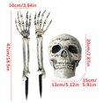 thumbnail image 3 of CEHVOM Halloween Skeleton Prop Human Full Size Skull Hand Garden Model Decor Clearance, 3 of 8