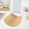 thumbnail image 4 of YAOBAMM Chapeau de Protection Solaire Unisexe Chapeau Bande Élastique Réglable Haut Vide Large Long Bord Protection UV Respirant, 4 of 7