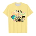 thumbnail image 4 of TZEWGL T-Shirts For Child Back To School Season Printed Short Sleeve Crewneck Clothes For Baby size 4-6T, 4 of 4