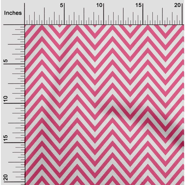 oneOone Polyester Lycra Fabric Chevron Geometric Decor Fabric Printed BTY 56 Inch Wide