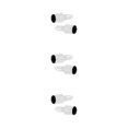 thumbnail image 1 of mmirethe 2pack/lot Motorcycle Grips Handle Bar Grips Easy Installation For Enhanced silver 3Set, 1 of 6