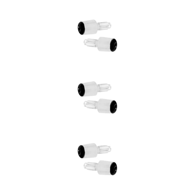mmirethe 2pack/lot Motorcycle Grips Handle Bar Grips Easy Installation For Enhanced silver 3Set