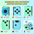 thumbnail image 2 of Remplacement pour Manette Switch Compatible avec Switch/Lite/OLED, Manette Sans Fil Prenant en Charge la Double Vibration, Gyroscope 6 Axes, Réveil, Commandes de Mouvement, Capture d'Écran, G/d, 2 of 7