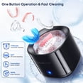 thumbnail image 4 of CUITING Ultrasonic Retainer Cleaner  Retainer Cleaner Machine for Dentures  Mouth Guards  Braces  Toothbrush Heads  Jewelry with 180ML Capacity  42kHz Ultrasonic Cleaner, 4 of 8