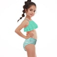 thumbnail image 3 of Hiiyo Little Girls Bikini Swimsuit Ruffle Spaghetti Strap Swimwear Beach Bathing Suit, 3 of 6