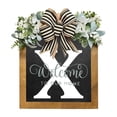 thumbnail image 1 of Matoen Last Name Year Round Front Door Wreath Decorative Hanging Plaques In Front Of The Door, 1 of 1