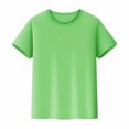 thumbnail image 1 of Hiiyo Men's Quick Drying T-Shirt Solid Color Short Sleeve T Shirt, Green, 1 of 2