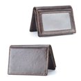 thumbnail image 3 of Men’s Bifold Front Pocket Wallet Genuine Leather RFID Blocking Card Billfold, Coffee, 3 of 6