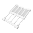 thumbnail image 4 of Shelf Dividers,PP Steel Tube Closet Tension Shelf Expandable Nail Free Wardrobe Cupboard Divider Storage Rack, 4 of 8