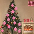 thumbnail image 1 of Feltree Christmas Decorations 16 Piece Flocked Christmas Balls Christmas Decoration SetMultiple Styles of Christmas Tree Decorations Can Also Be Used for Other Party, 1 of 8