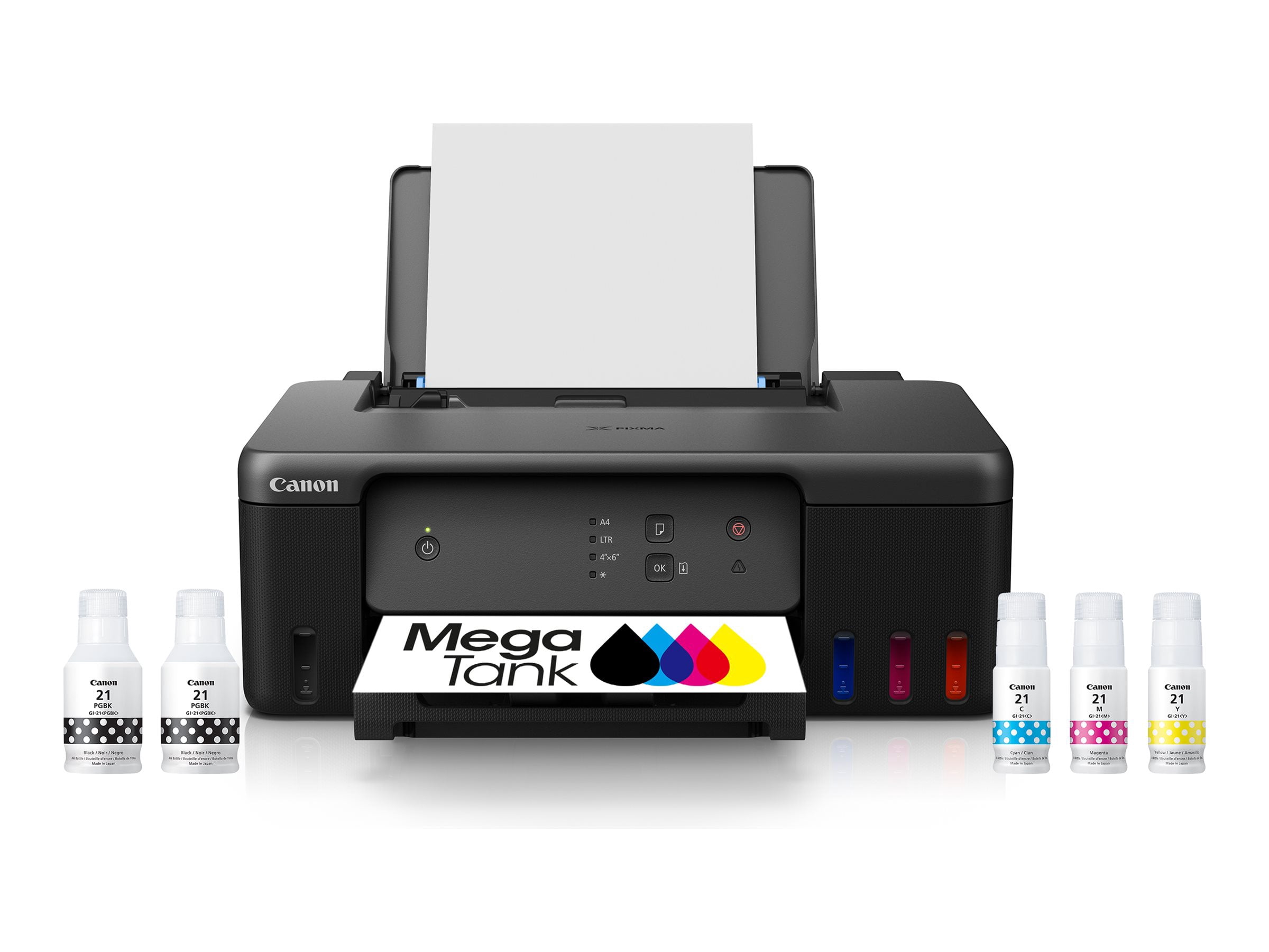 Canon PIXMA G1230 Megatank - Printer - color - ink-jet - refillable - Legal - up to 11 ipm (mono) / up to 6 ipm (color) - USB 2.0 - with Canon InstantExchange