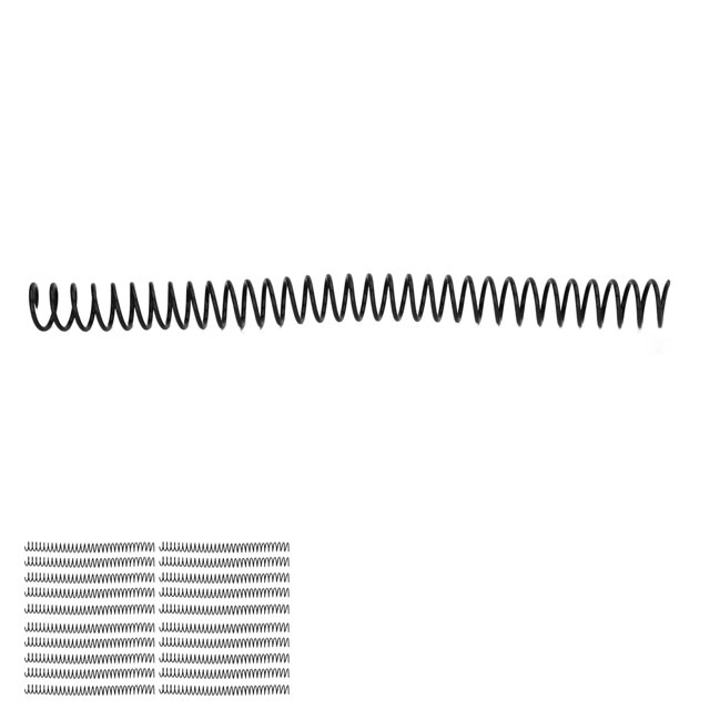 20Pcs Plastic Spiral Binding Coils, Durable with Long Life, 19mm Inner Diameter, Convenient Binding Method, Gloss Without Breakage 30 Holes, for A4 A5 Notebook