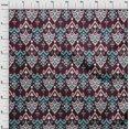 thumbnail image 3 of oneOone Cotton Cambric Fabric Damask Ikat Printed Craft Fabric BTY 56 Inch Wide, 3 of 4
