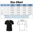 thumbnail image 3 of Kcodviy Homme Été Décontracté Lettre Hommes T-Shirts Vintage Imprimé T-Shirt Blouse Hommes T-Shirts Décontracté Manche Courte Col Rond Papier Transfert Foncé pour T-Shirts Hauts T-Shirt, 3 of 4