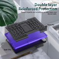 thumbnail image 4 of For F I R E HD 10 Tablet Case 2021, Heavy Duty Dual Layer Shockproof Impact Resistance Kickstand Protective Case Compatible with Fire HD 10 Case & 10 Plus 11th Generation Not for IPad 10.1, 4 of 7