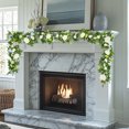 thumbnail image 4 of EGNMCR Home Decor, Room Decor, Wall Decor Artificial Peony Vines Christmas Greenerys Wedding Photography Prop Home Dining Table Decor Artificial Rattan Plasti c Peony Rattans, 4 of 8