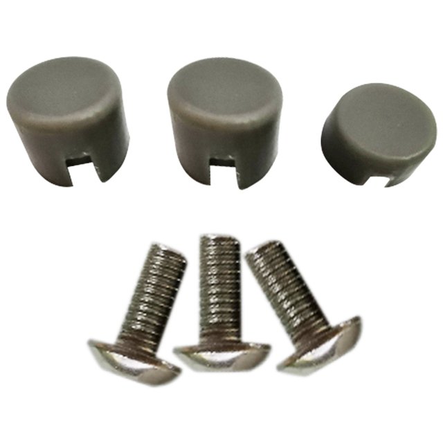 1Set Scooter Rear Back Fender Mudguard Screw Rubber Cap Screw Plug Cover for M365 Electric Scooter Parts(Gray)