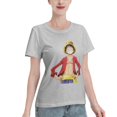 thumbnail image 2 of Women's Basic Short Sleeve T-Shirt One Piece Luffy, 2 of 6