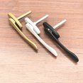 thumbnail image 2 of Baohd Zinc Alloy Folding Door -Shaped Thin Handles Wide Compatibility Easy To Install Security white 1Set, 2 of 6