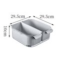 thumbnail image 3 of Washing Basket High Capacity Grid Design BPA-Free Draining Washing Tool Fruits Vegetable Drain Basket Kitchen Accessory, 3 of 12