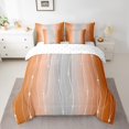 thumbnail image 2 of YST 7pcs Ombre Gradient Wave Stripe and Dots Comforter Set, Queen, 2 of 4