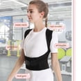 thumbnail image 2 of ORUYROP Adjustable Back Posture Belt Office Home Gym Unisex, Back Straightener Posture Corrector, Adjustable and Fully Back Support Improve Back Posture and Lumbar Support (Size : X-Large), 2 of 7