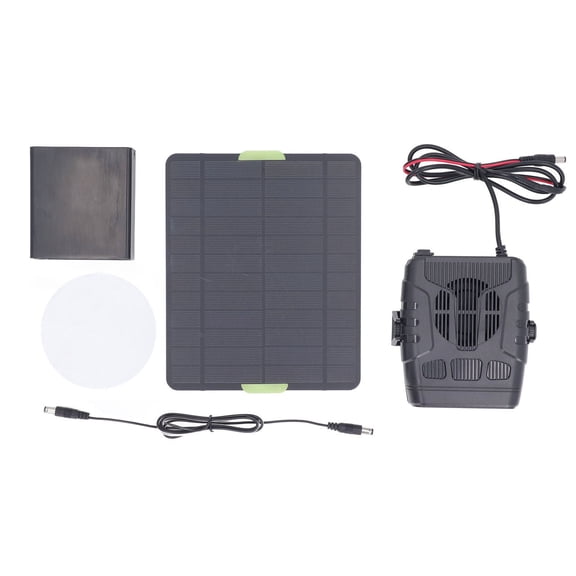 Solution de Chauffage Solaire pour Usage Extérieur 30W Chauffage Solaire pour Poulailler avec Chauffage Durable pour Maison et Engrenages Chauds