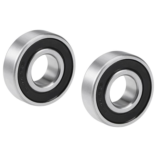 Unique Bargains 6202-2RS Roulement à Billes à Gorge Profonde, Mesurant 15x35x11 mm, Présenté en Ensemble de Deux. Ces Roulements à Double Étanchéité Sont Faits d'Acier au Chrome durable (GCr15) avec un Niveau de Bruit Z4 et une Classe de Précision ABEC-1. Conçus pour les Charges Radiales et Axiales, Ils Conviennent aux Équipements Industriels, aux Micro-Moteurs et aux Machines de Bureau.