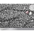 thumbnail image 3 of Soimoi Gray Rayon Fabric Cow Animal Skin Decor Fabric Printed Yard 42 Inch Wide, 3 of 3
