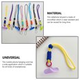 thumbnail image 2 of Langgg Mobile Phone Lanyard Adjustable Reusable Neck Hanging Rope with Hook Microfiber Safety Straps Accessory Picnic Running Type 6, 2 of 7