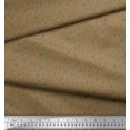 thumbnail image 3 of Soimoi Polyester Crepe Fabric Dots Shirting Printed Fabric 1 Yard 52 Inch Wide, 3 of 3